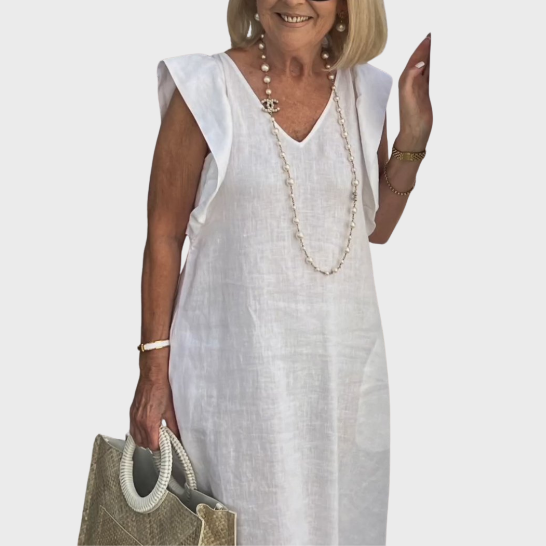 Women's Midi Sundress | Cap Sleeve Casual