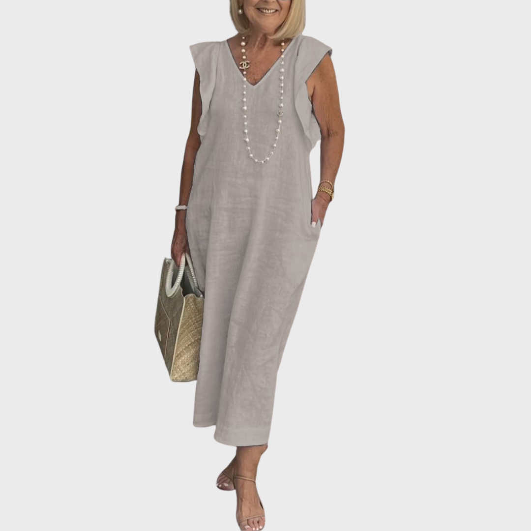Women's Midi Sundress | Cap Sleeve Casual