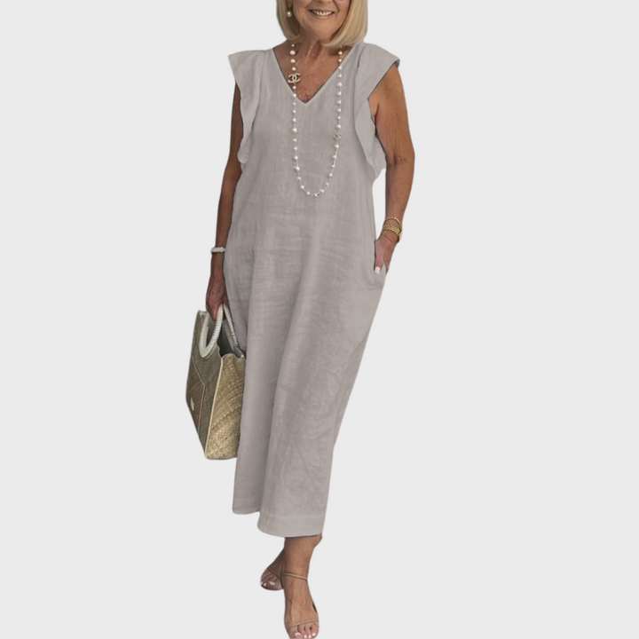 Women's Midi Sundress | Cap Sleeve Casual