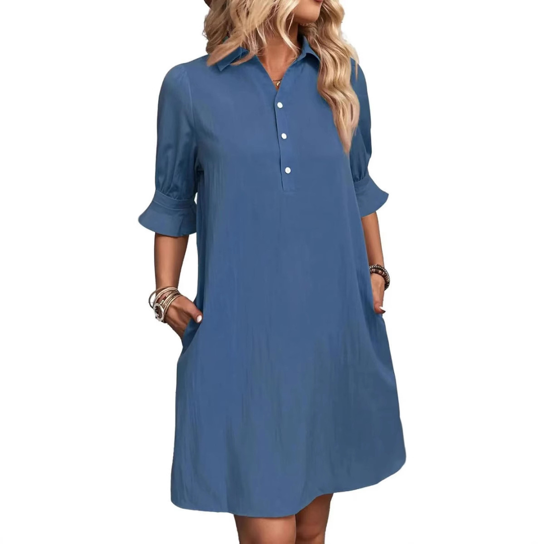 Women's Dress | Collared Neck Shirt Outfit