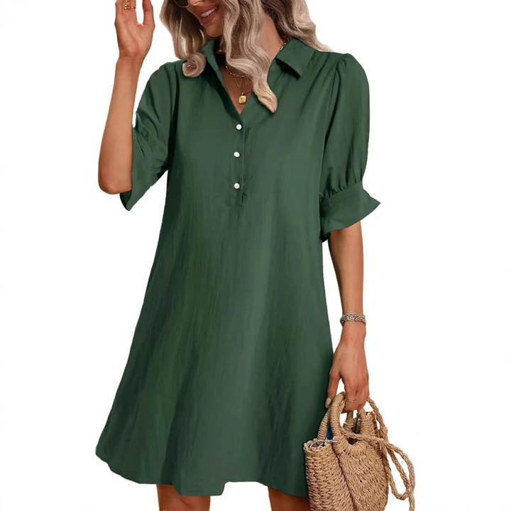 Women's Dress | Collared Neck Shirt Outfit