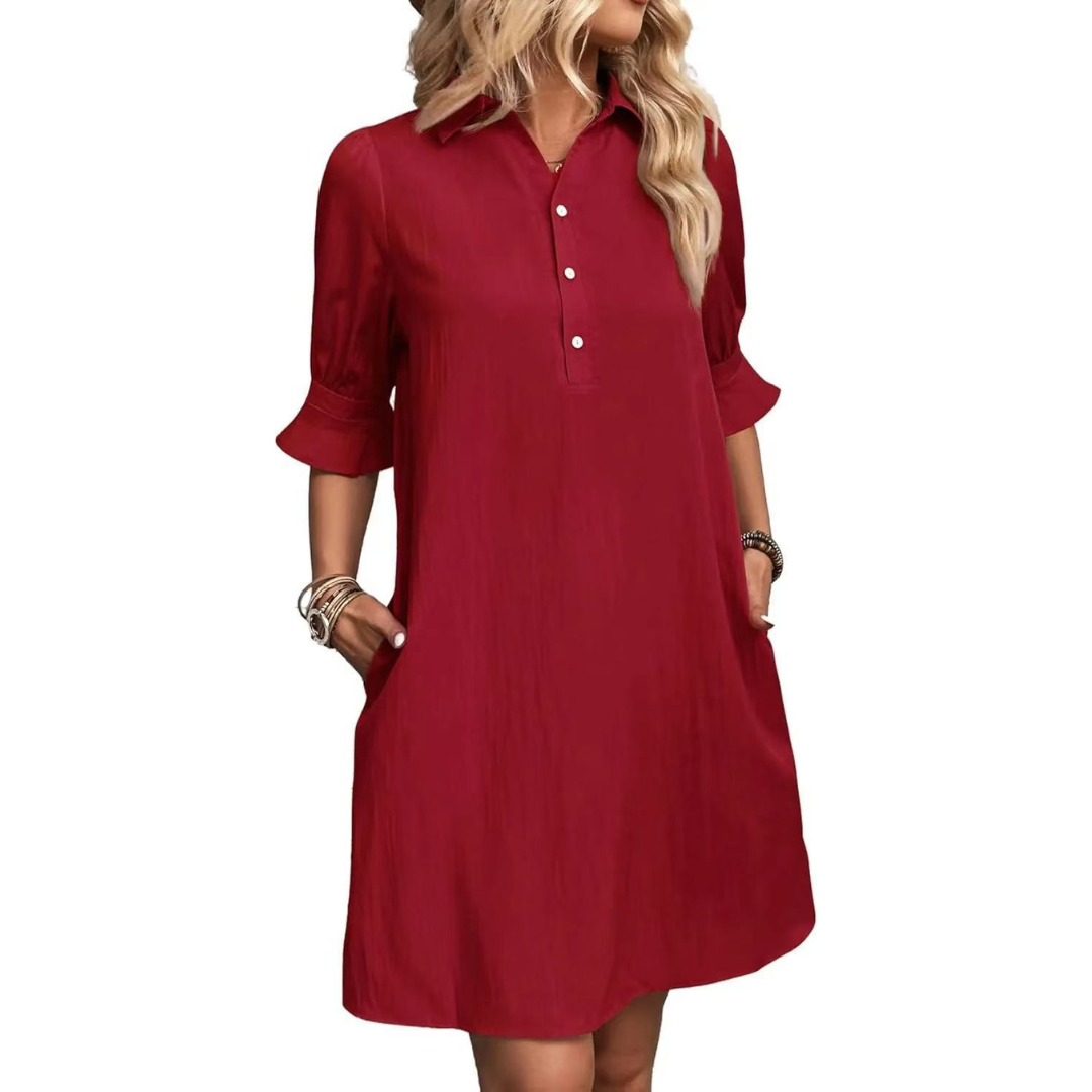 Women's Dress | Collared Neck Shirt Outfit
