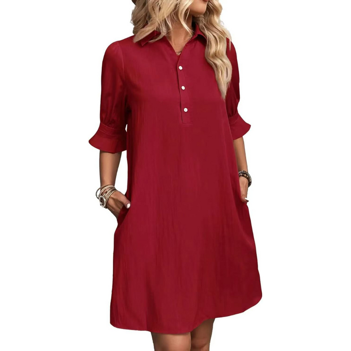 Women's Dress | Collared Neck Shirt Outfit