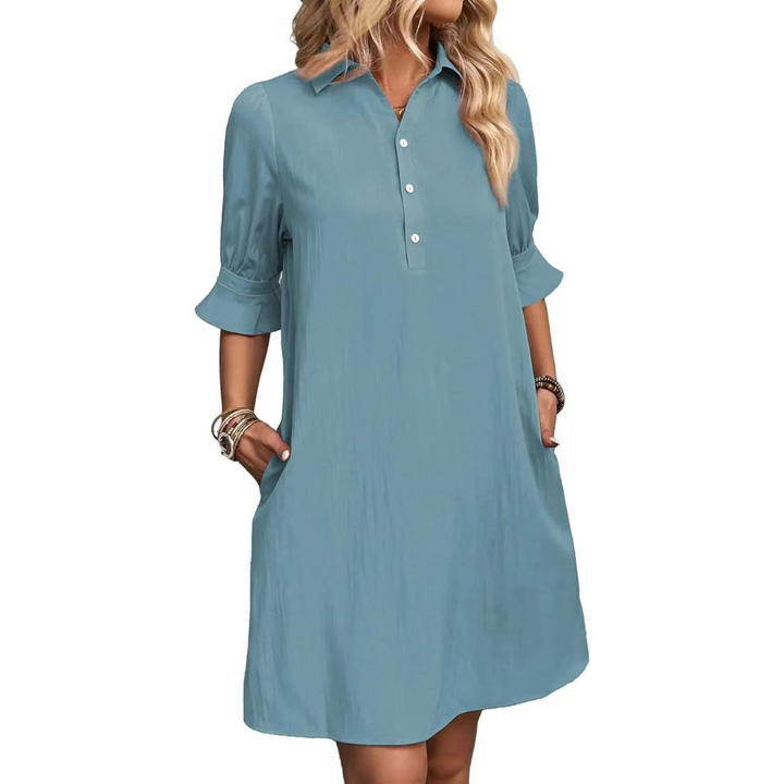 Women's Dress | Collared Neck Shirt Outfit