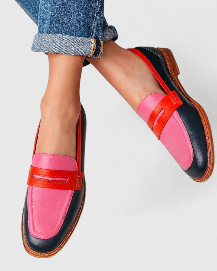 Loafers for Women | Flat Panelled Slip-On