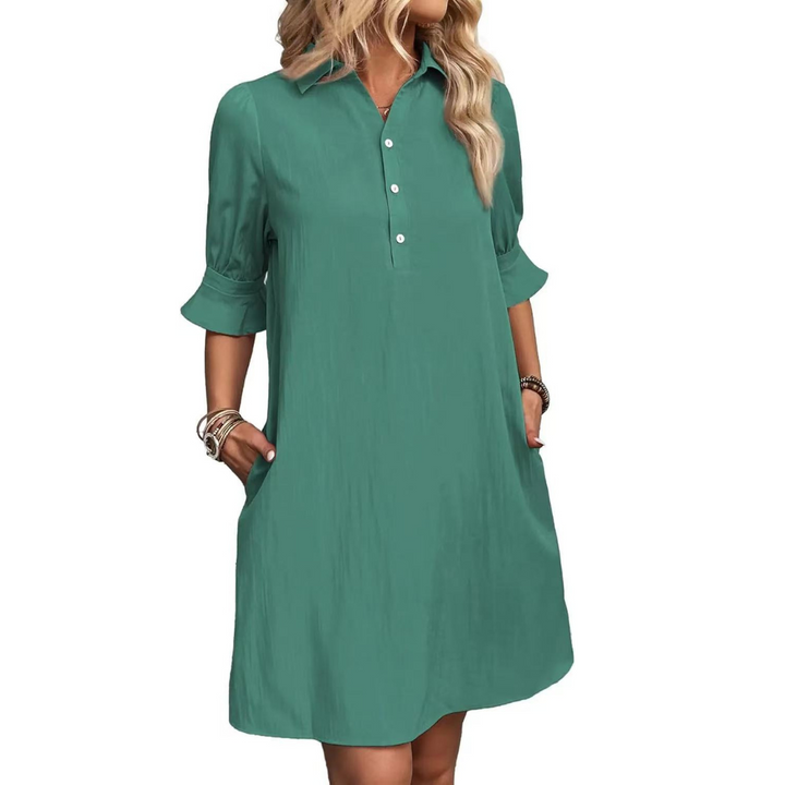 Women's Dress | Collared Neck Shirt Outfit