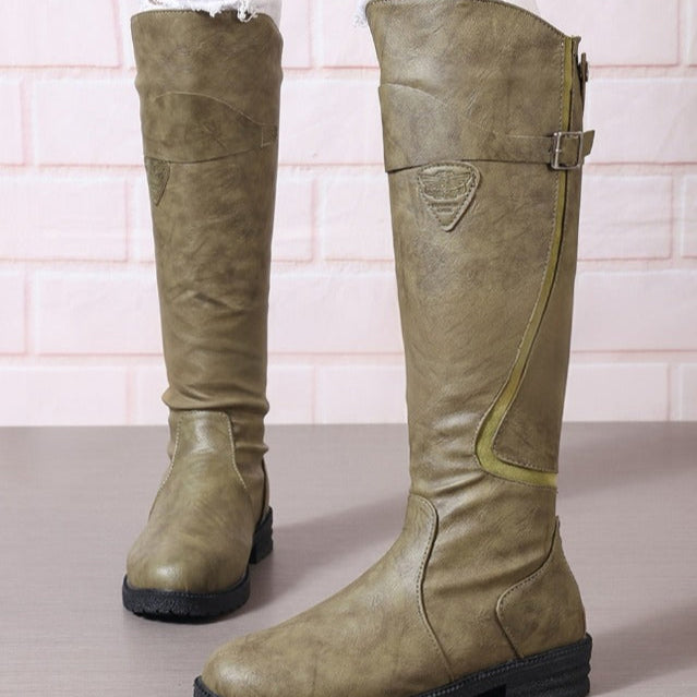 Boots for Women | Knee High Flat Heel
