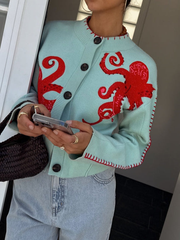 Cardigan for Women | Applique Design