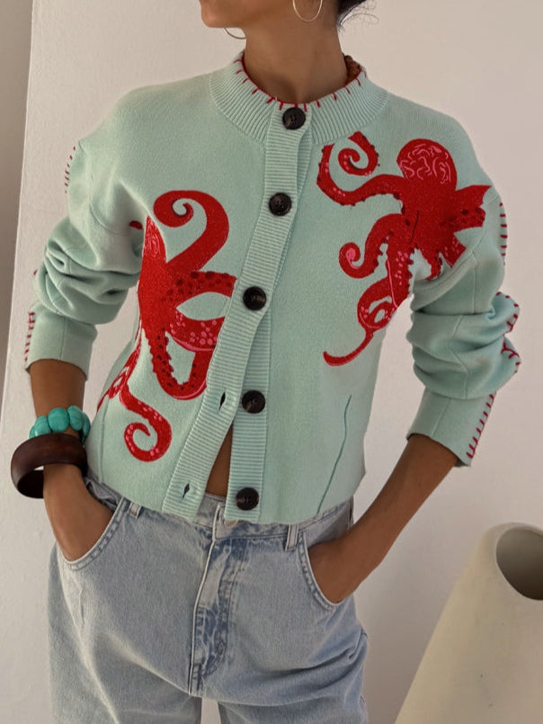 Cardigan for Women | Applique Design