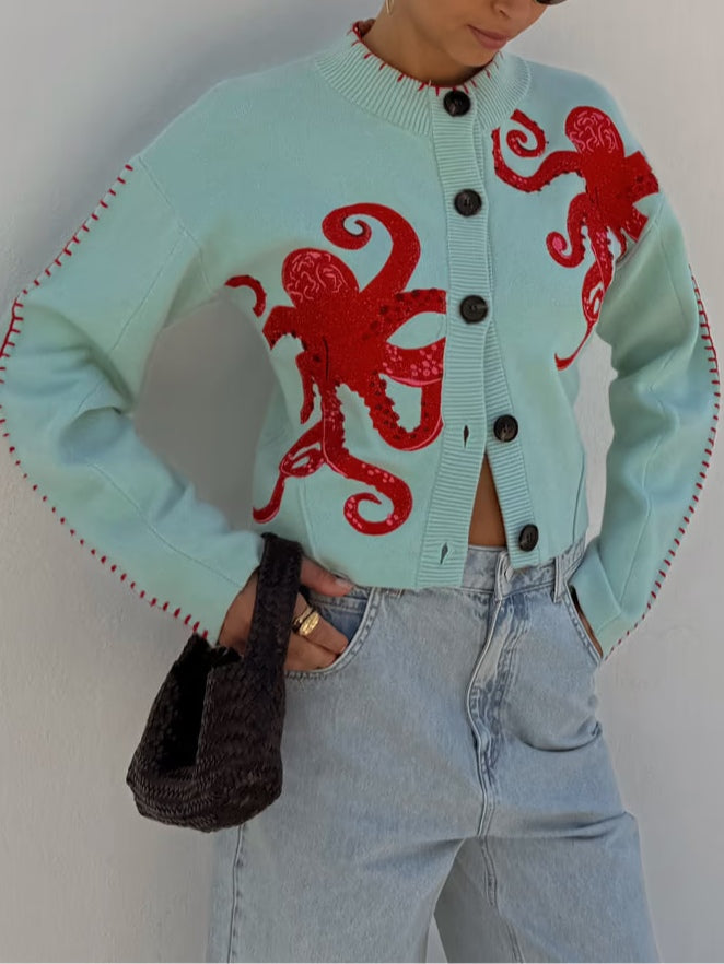 Cardigan for Women | Applique Design