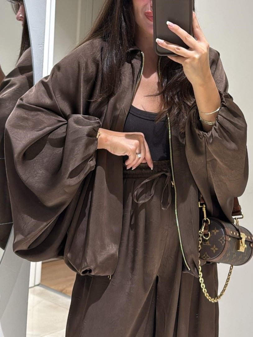 Women’s Matching Set | Draped Top & Palazzo Pants