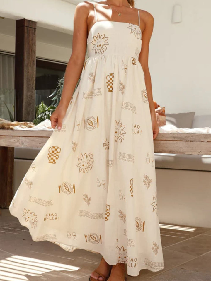 Women's Maxi Sundress | Open Back Style
