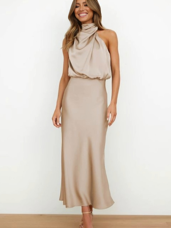 Women’s Dress | Halter Maxi