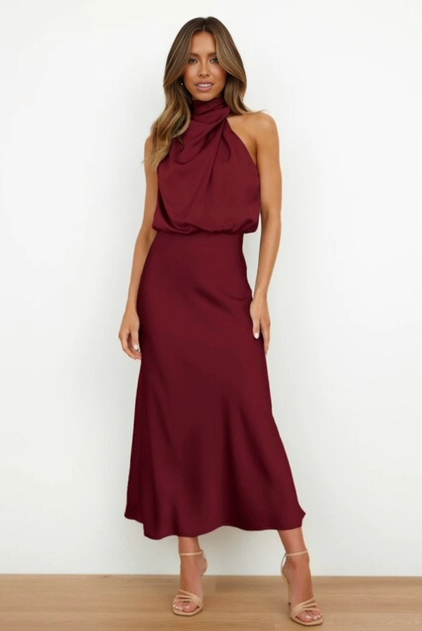 Women’s Dress | Halter Maxi