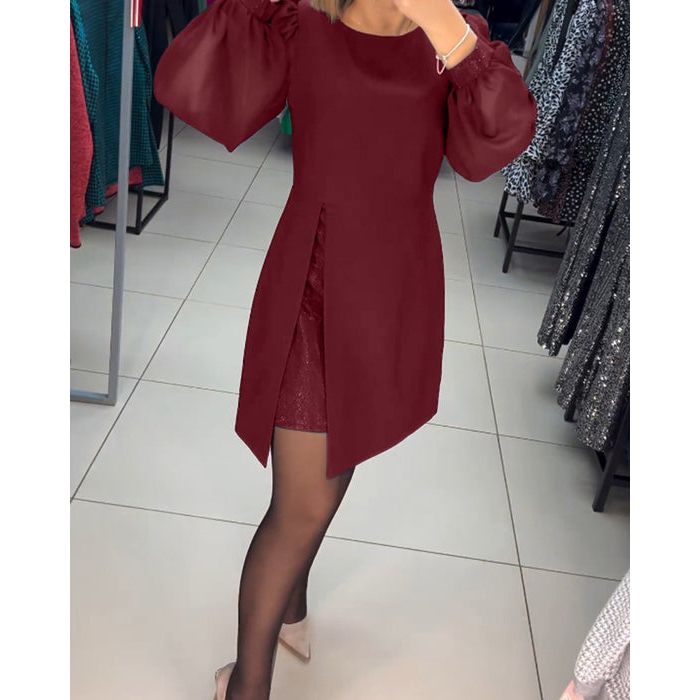 Women’s Dress | Puff-Sleeve Mini