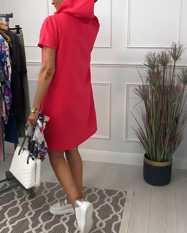 Casual Dress For Women | Midi Hooded Fit Design