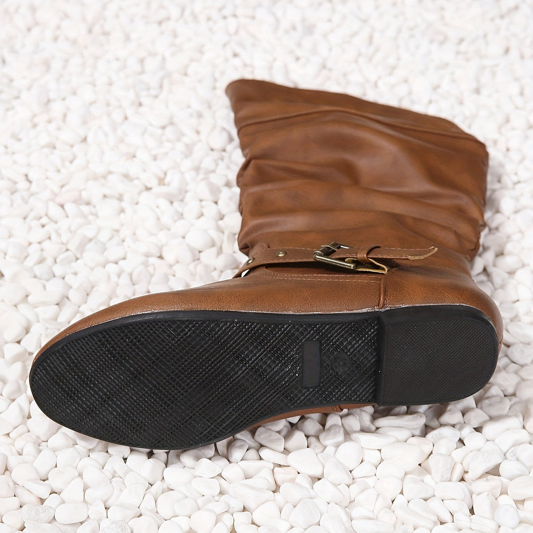 Boots For Women | Closed Toe Knee-High Zipper Style