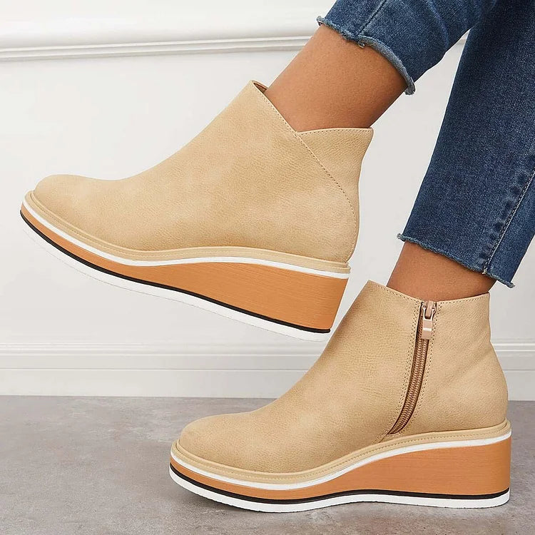Boots For Women | Ankle Height Side Zipper Style