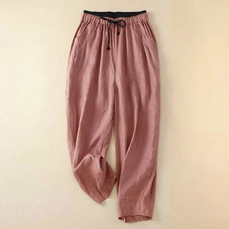 Pants for Women | Elastic Waist Drawstring Casual