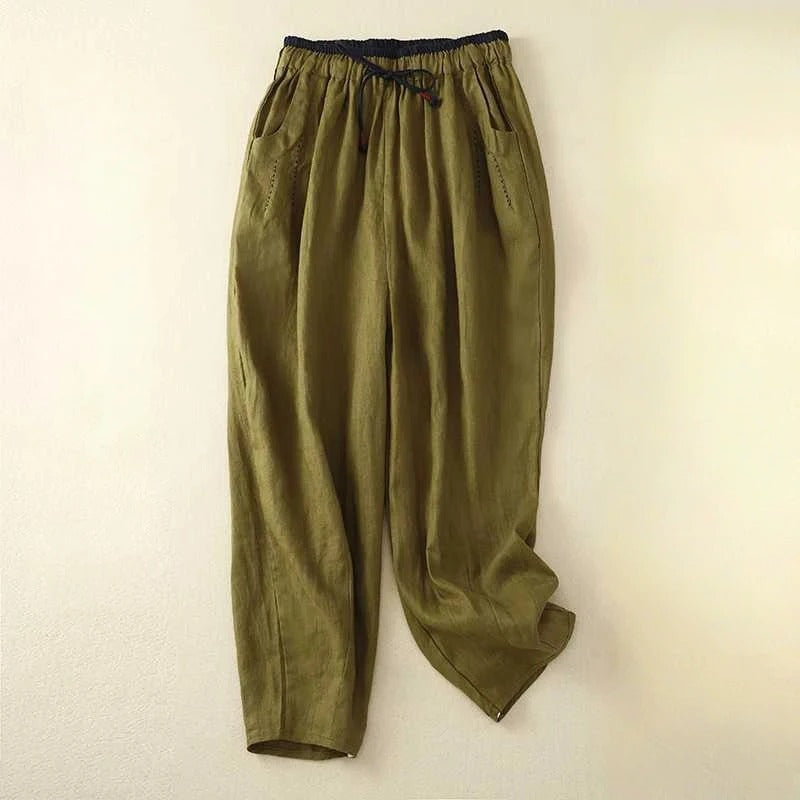 Pants for Women | Elastic Waist Drawstring Casual