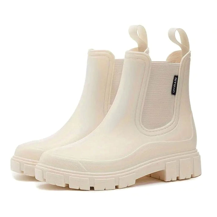 Arlene | Women's Waterproof Slip-On Chelsea Boots with Block Heel