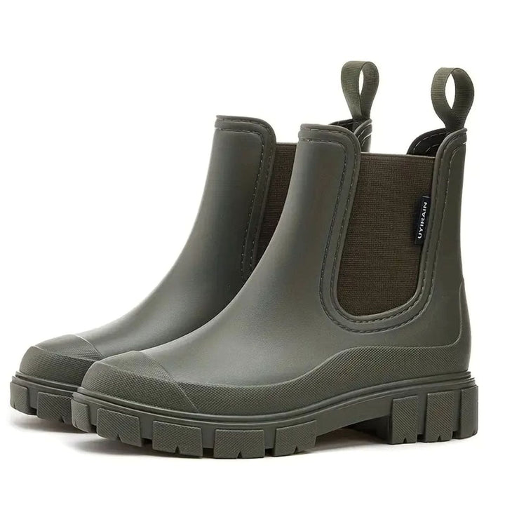 Arlene | Women's Waterproof Slip-On Chelsea Boots with Block Heel
