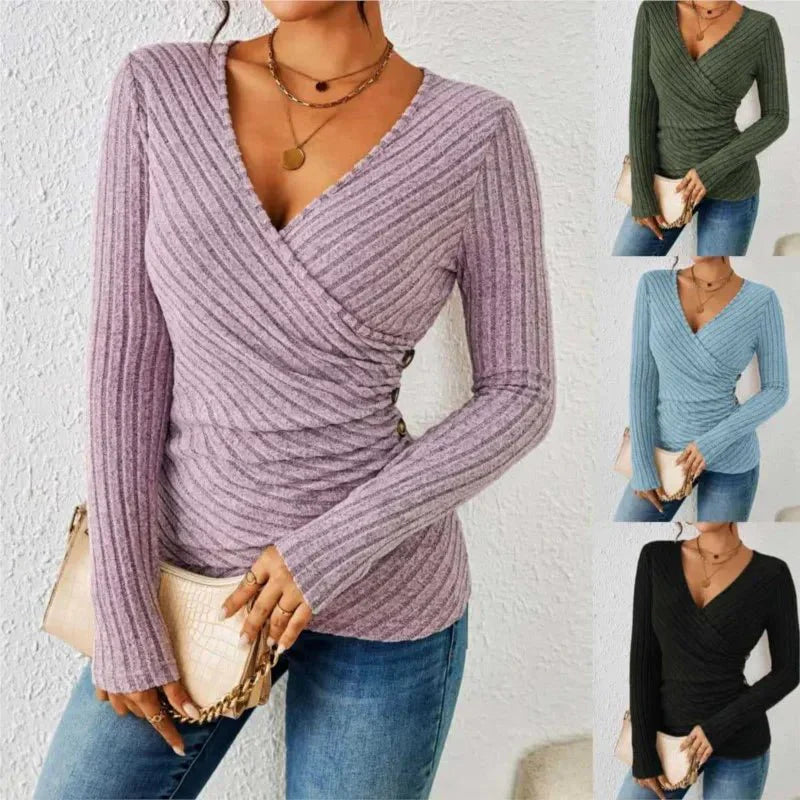 Women’s Blouse | Slim Fit Long Sleeve