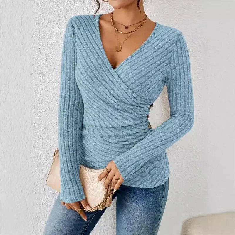 Women’s Blouse | Slim Fit Long Sleeve