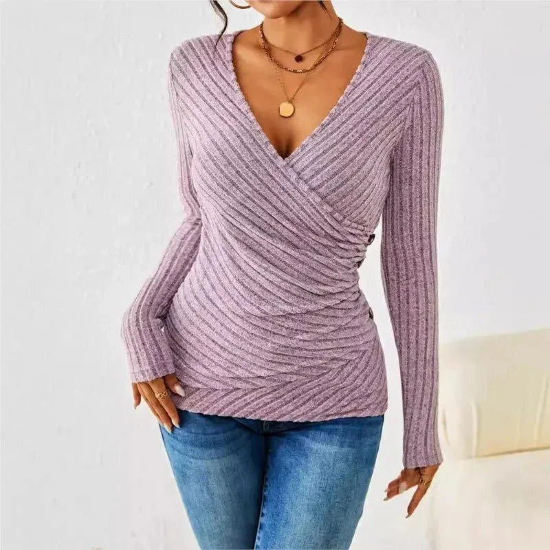 Women’s Blouse | Slim Fit Long Sleeve