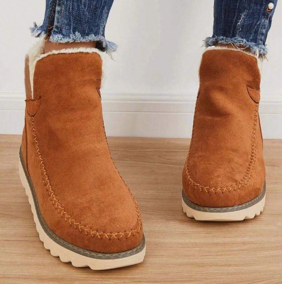 Women’s Boots |  Winter Lined Slip-On