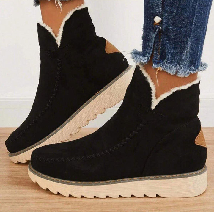 Women’s Boots |  Winter Lined Slip-On