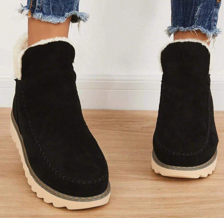 Women’s Boots |  Winter Lined Slip-On