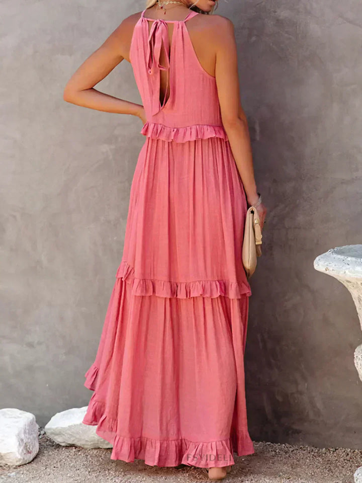 Maxi Dress for Women | Ruffle Detailing