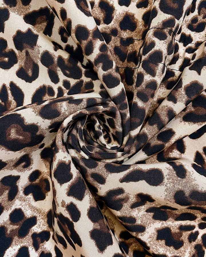 Women’s Coat | Leopard Print Open-Front