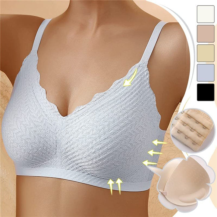 Bra For Women | Wireless Adjustable Strap V Neck
