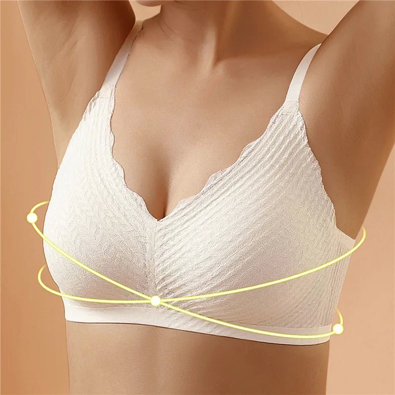 Bra For Women | Wireless Adjustable Strap V Neck