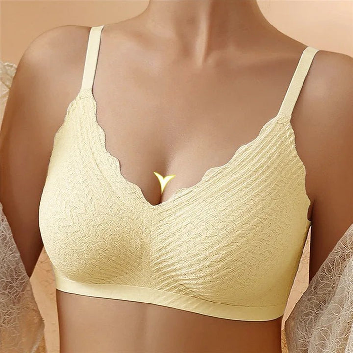 Bra For Women | Wireless Adjustable Strap V Neck
