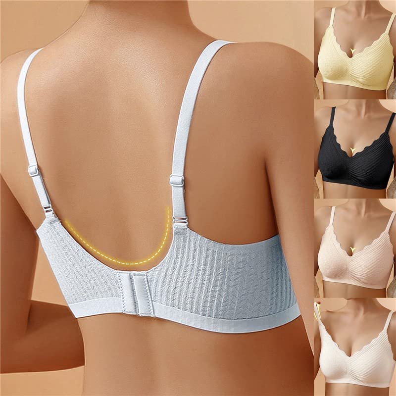 Bra For Women | Wireless Adjustable Strap V Neck