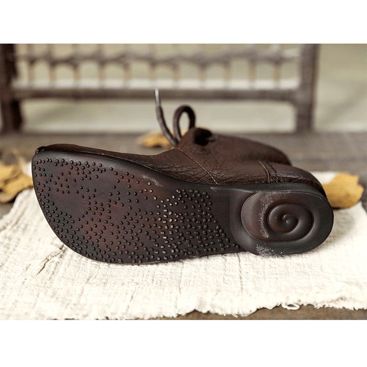 Boots for Women | Flat Lace-Up Ankle-Height