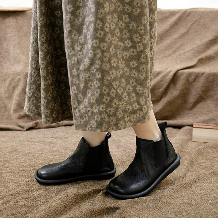 Boots For Women | Elastic Panel Low Ankle Style