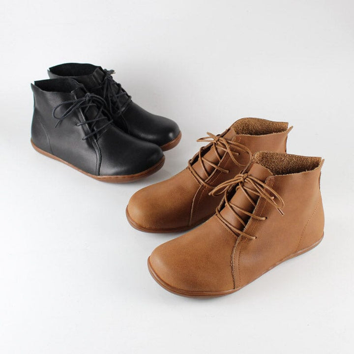 Boots For Women | Lace Up Ankle Flat Style