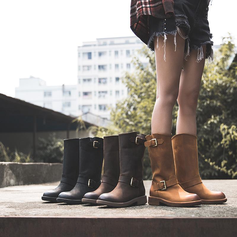 Women’s Boots | Mid-Calf with Buckle