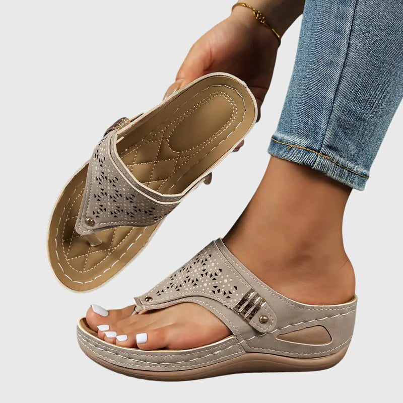 Women's Comfortable Sandals | Cushioned Slip-On Orthopedic