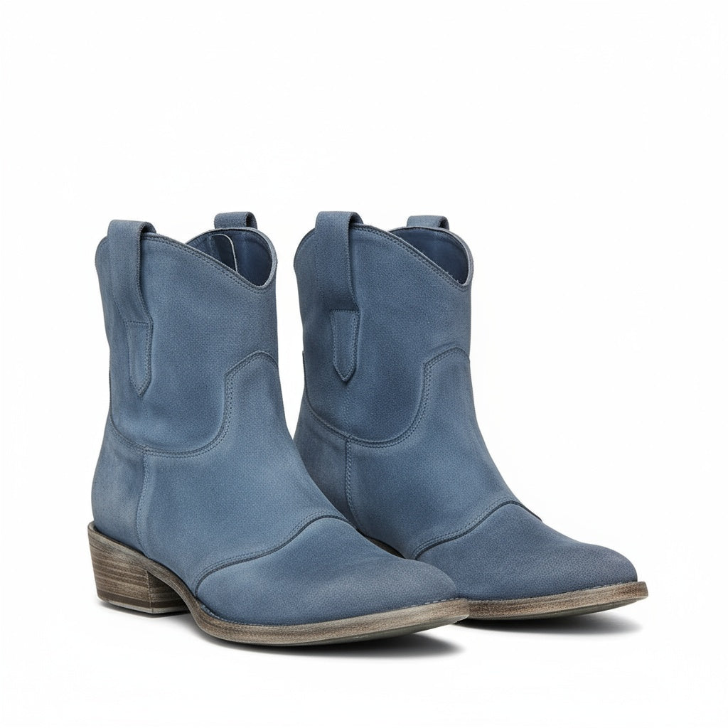 Boots For Women | Pull On Ankle Western Heel Style