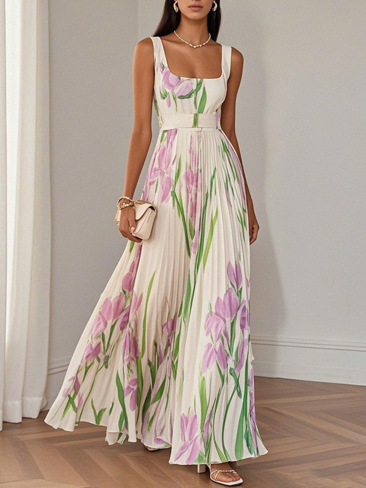 Women's Boho Maxi Dress | Floral A Line