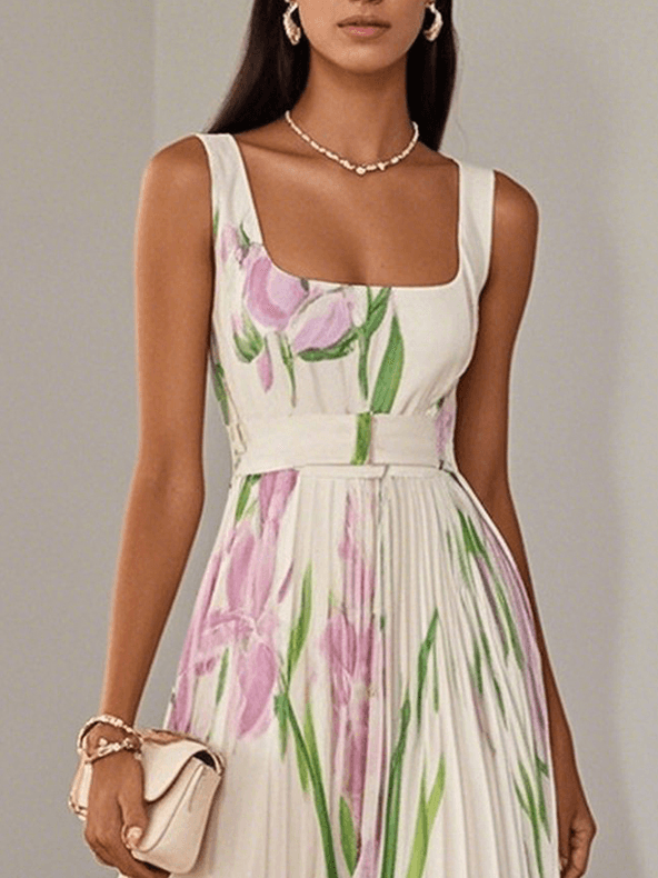 Women's Boho Maxi Dress | Floral A Line