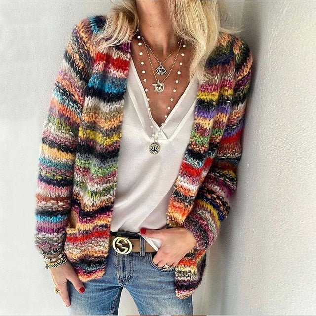 Women's Cardigan | Long Sleeves Multicolor