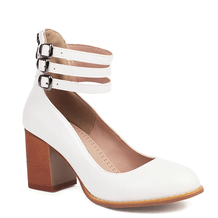 Heels For Women | Block Ankle Strap Design