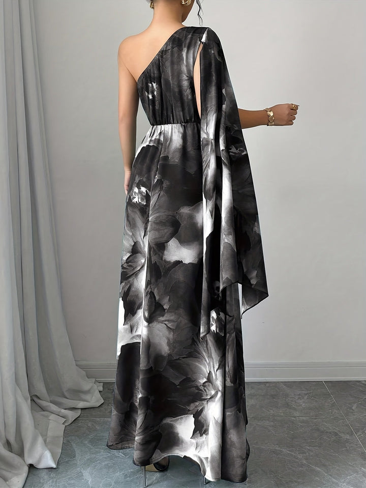 Women's Wedding Guest Maxi Dress | One Shoulder