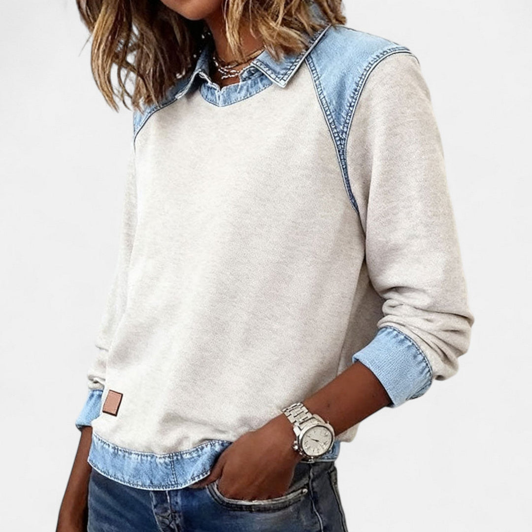 Sweater For Women | Collared Long Sleeves